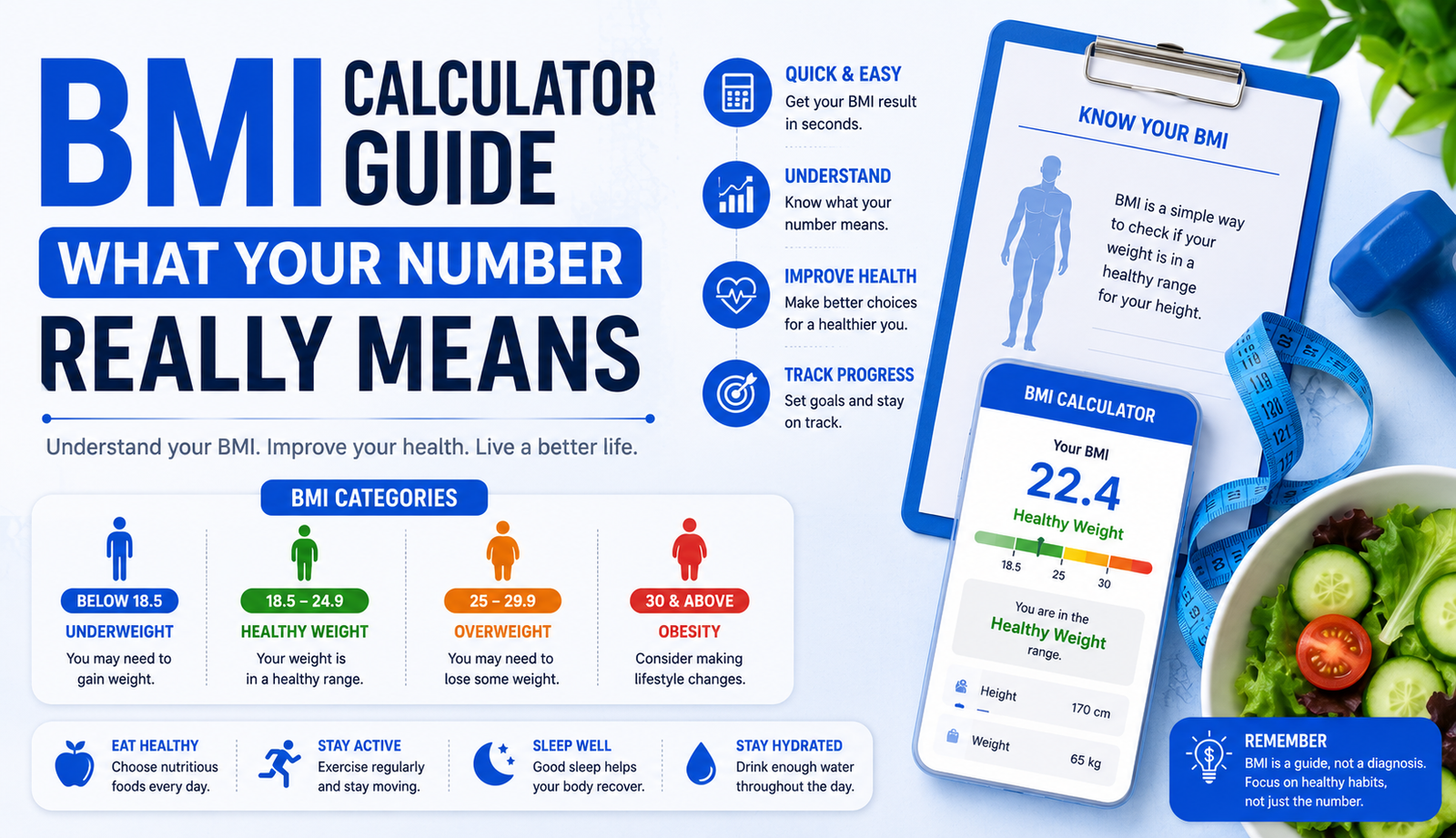 BMI Calculator Guide What Your Number Really Means