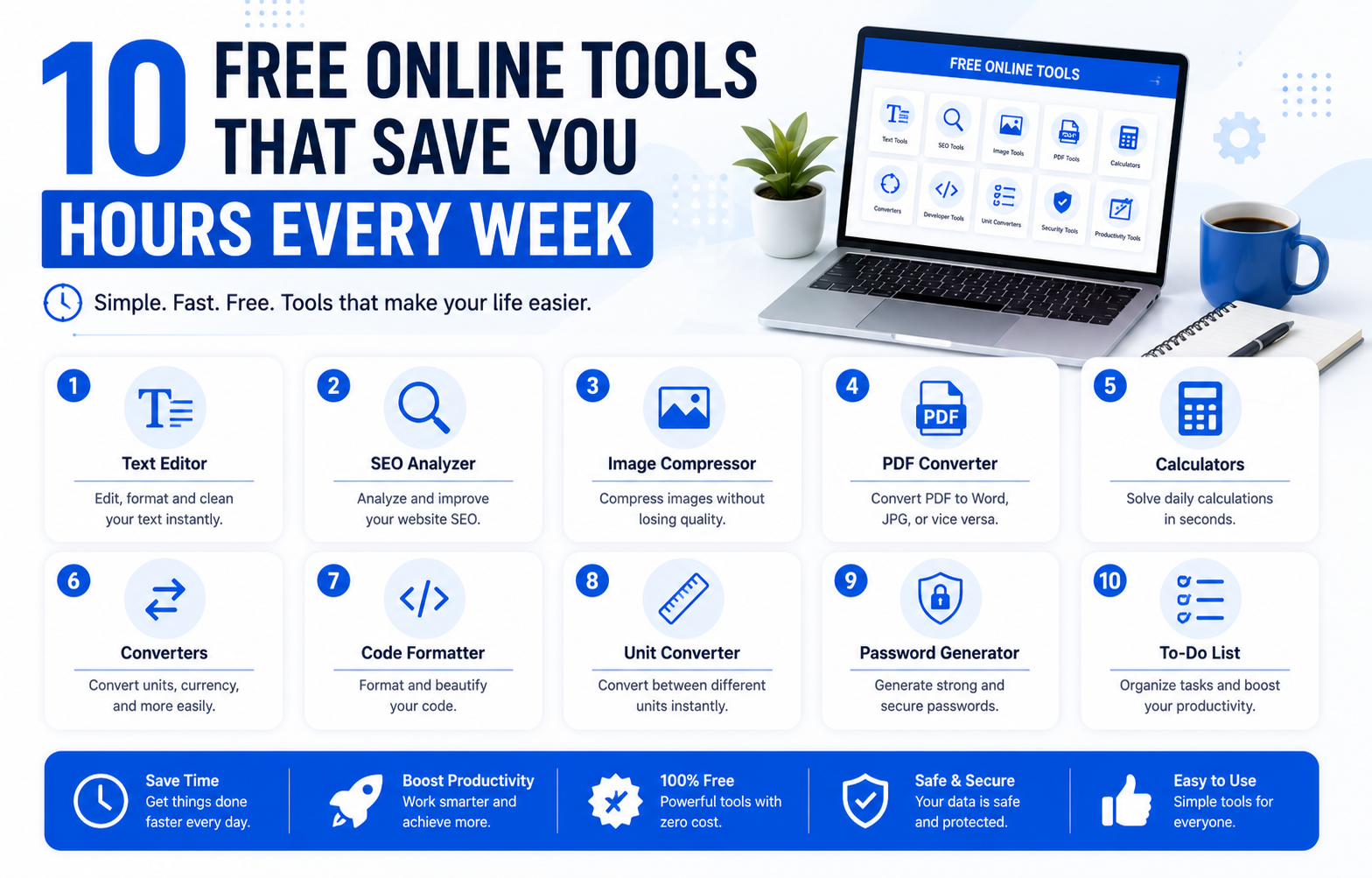 10 Free Online Tools That Save You Hours Every Week