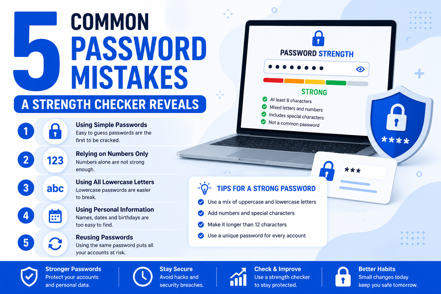 5 Common Password Mistakes a Strength Checker Reveals